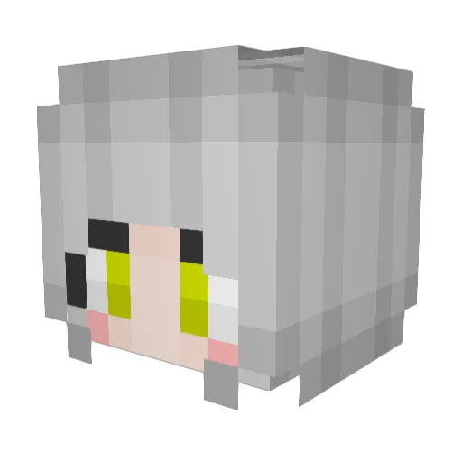 sanbing42 Minecraft avatar head, 3D render