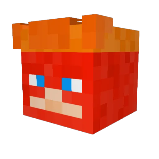 sanchooooooooo Minecraft avatar head, 3D render
