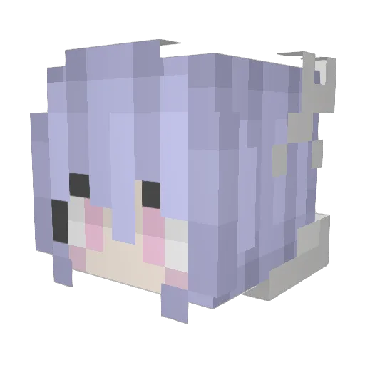 sanchuu1985 Minecraft avatar head, 3D render