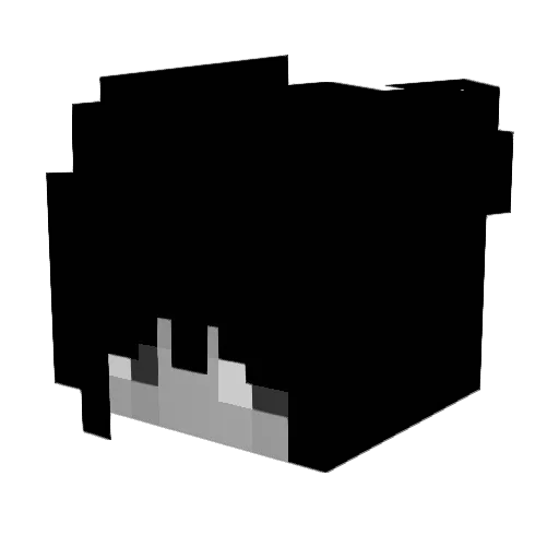 sancte Minecraft avatar head, 3D render