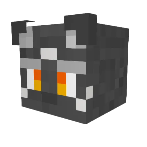 sanctor Minecraft avatar head, 3D render