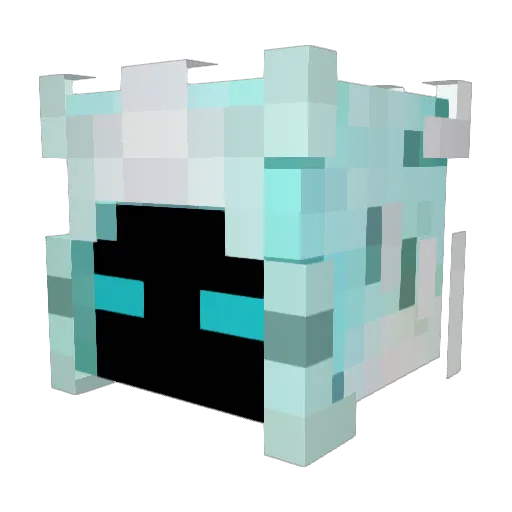 sand0u Minecraft avatar head, 3D render