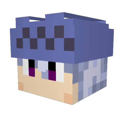 sand_bread Minecraft avatar head, 3D render