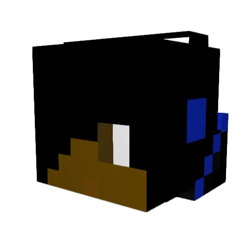 sandeep02 Minecraft avatar head, 3D render