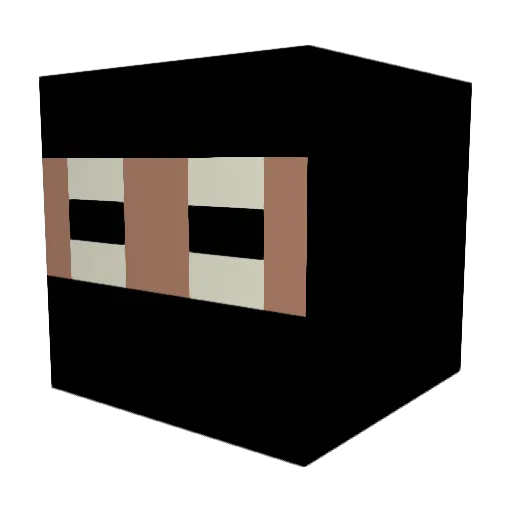 sandenmasa Minecraft avatar head, 3D render