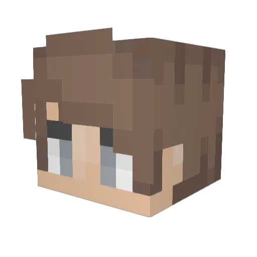 sander0546 Minecraft avatar head, 3D render