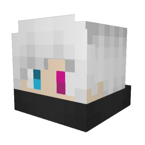 sander0708 Minecraft avatar head, 3D render