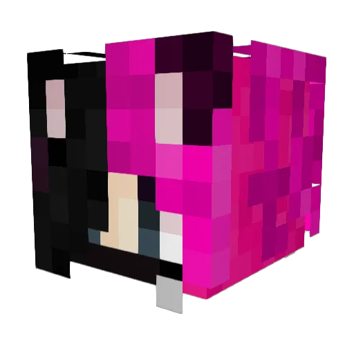 sander732 Minecraft avatar head, 3D render
