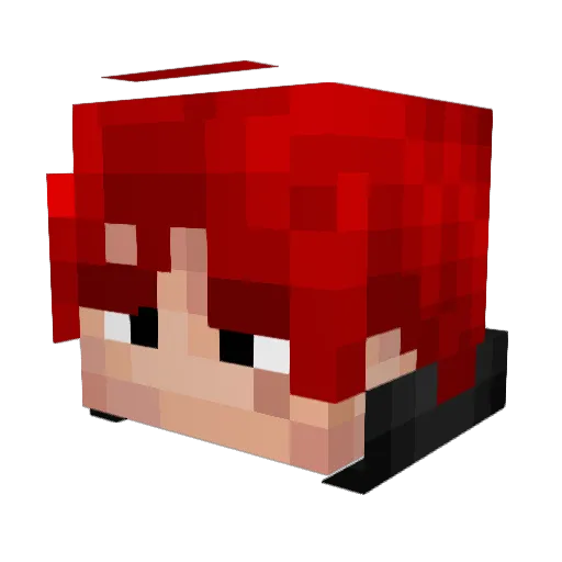 sander999 Minecraft avatar head, 3D render
