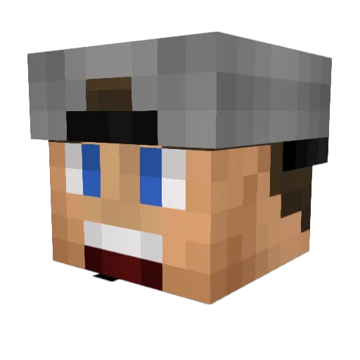 sandercuperus123 Minecraft avatar head, 3D render