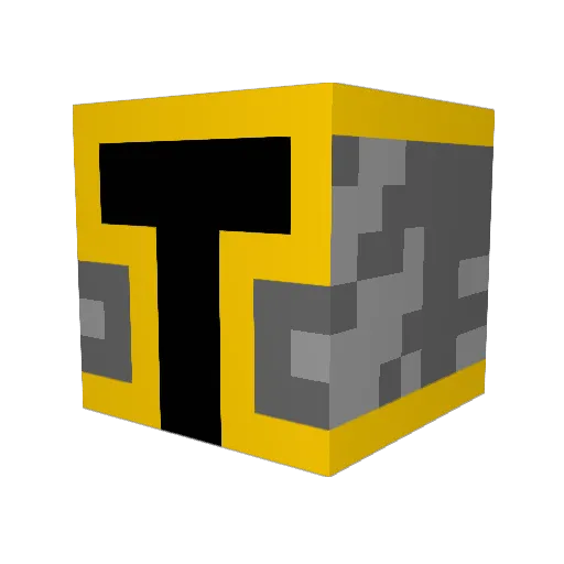 sandersf Minecraft avatar head, 3D render