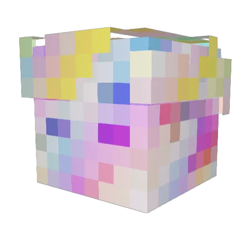 sandinok Minecraft avatar head, 3D render