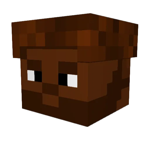 sandmanggg Minecraft avatar head, 3D render