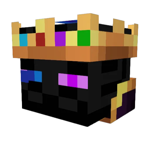 sandradeee Minecraft avatar head, 3D render