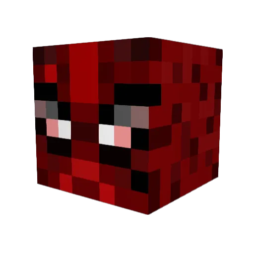sandrix3 Minecraft avatar head, 3D render