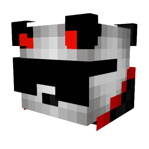 sandrokie Minecraft avatar head, 3D render
