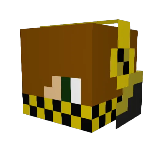 sandvich666 Minecraft avatar head, 3D render