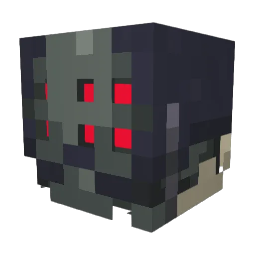 sandwich Minecraft avatar head, 3D render