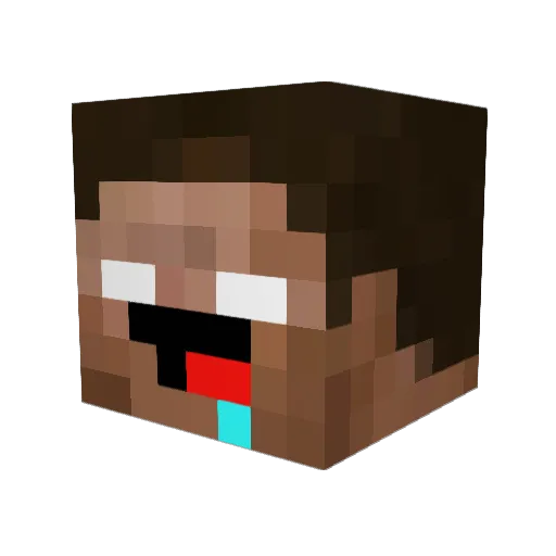 sandwichman556 Minecraft avatar head, 3D render