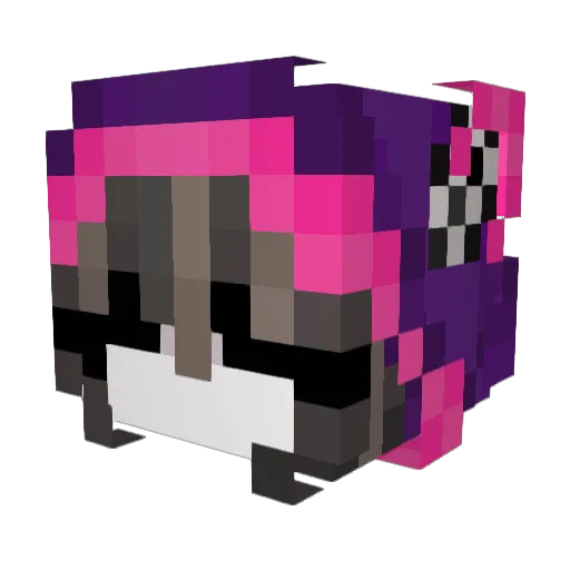 sandwig Minecraft avatar head, 3D render