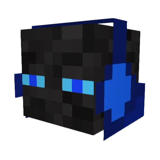 sandy_pen Minecraft avatar head, 3D render