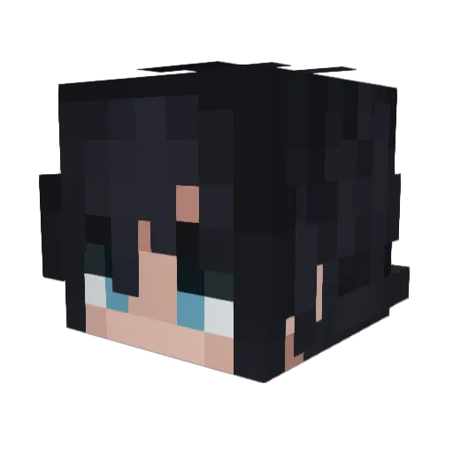 sandyunicorn Minecraft avatar head, 3D render