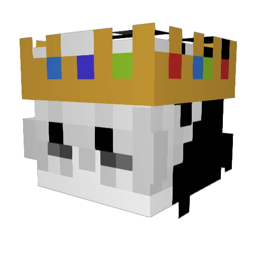 saneret Minecraft avatar head, 3D render