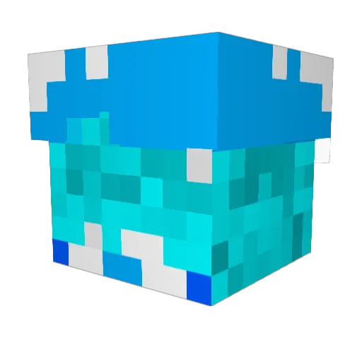 sanghad Minecraft avatar head, 3D render