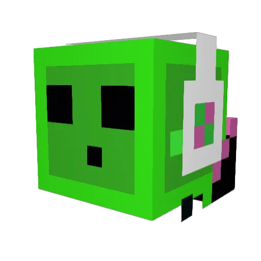 sangp Minecraft avatar head, 3D render