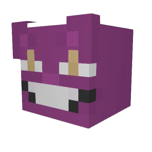 sangriento5050 Minecraft avatar head, 3D render