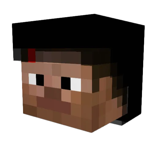 sangro2 Minecraft avatar head, 3D render