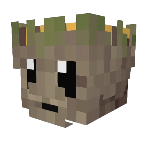 sanguine50 Minecraft avatar head, 3D render