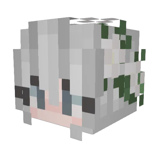 sangyeol2 Minecraft avatar head, 3D render