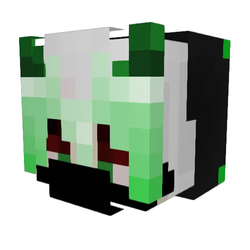 sanjay10 Minecraft avatar head, 3D render