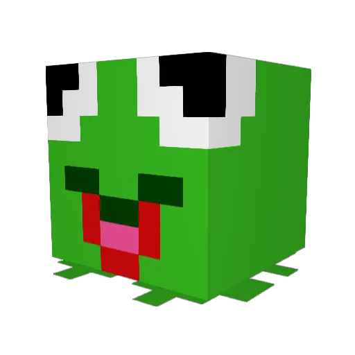 sanjmoore Minecraft avatar head, 3D render