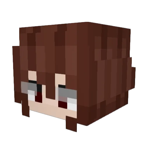 sankagata_f Minecraft avatar head, 3D render