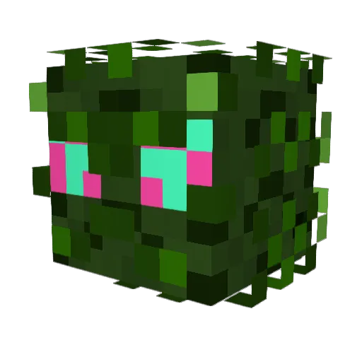 sanmdc Minecraft avatar head, 3D render
