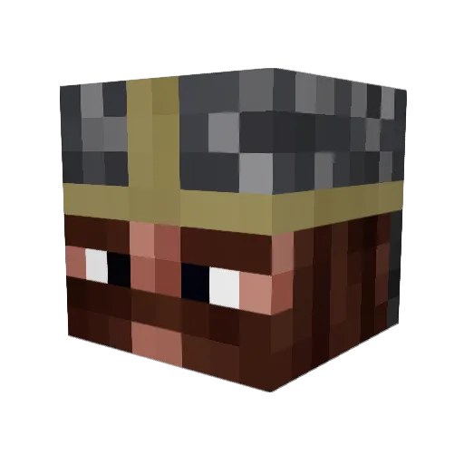 sannal95 Minecraft avatar head, 3D render