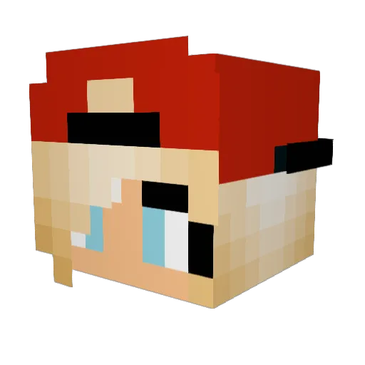 sannekoerts Minecraft avatar head, 3D render