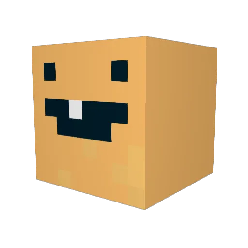 sanoj01 Minecraft avatar head, 3D render