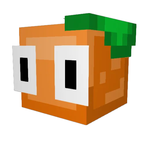 sanriosd Minecraft avatar head, 3D render