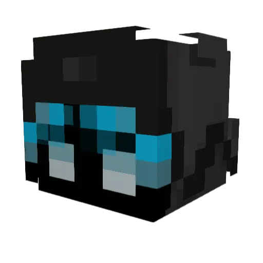 sans5015 Minecraft avatar head, 3D render