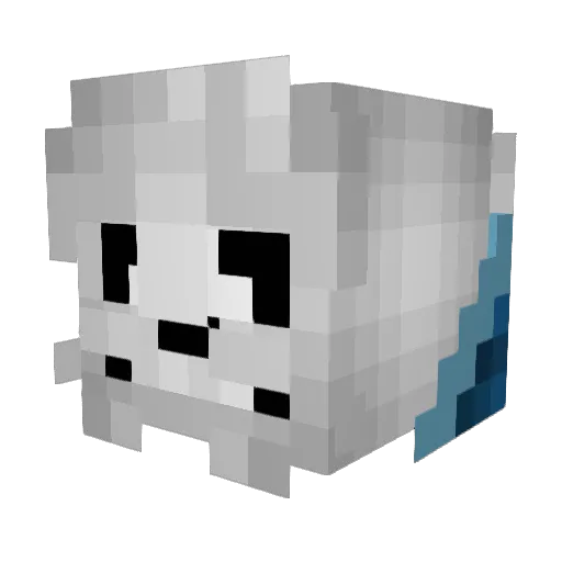 sans5679 Minecraft avatar head, 3D render