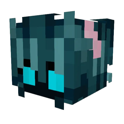 sans_ytMC Minecraft avatar head, 3D render