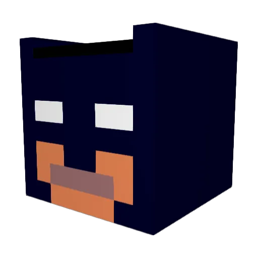 sansan4559 Minecraft avatar head, 3D render
