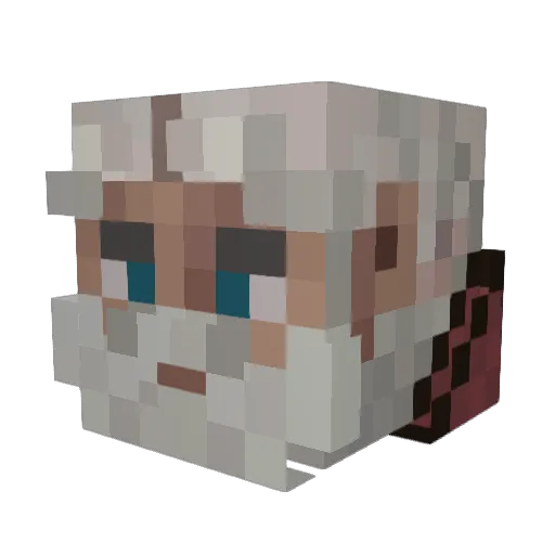 sansara121 Minecraft avatar head, 3D render