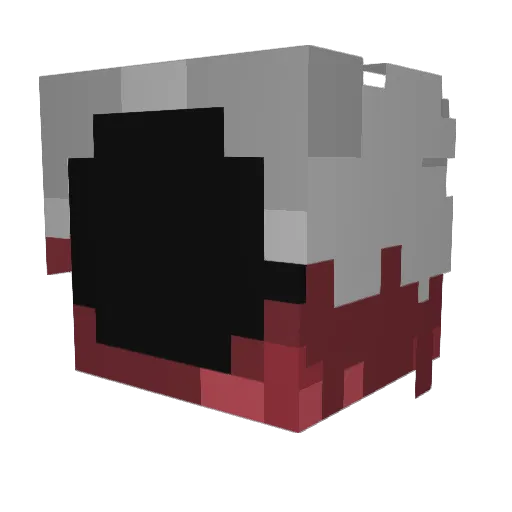 sansfan01 Minecraft avatar head, 3D render