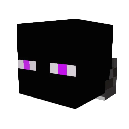 sansprosii Minecraft avatar head, 3D render