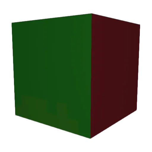 santabanta Minecraft avatar head, 3D render