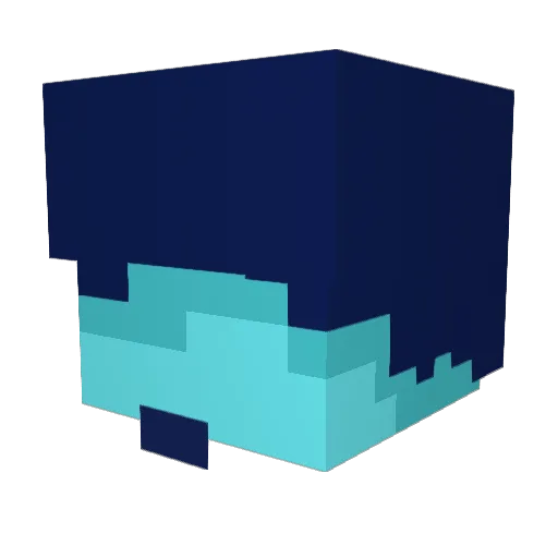 santawilson Minecraft avatar head, 3D render